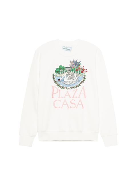 CASABLANCA Plaza Casa Embroidered Sweatshirt