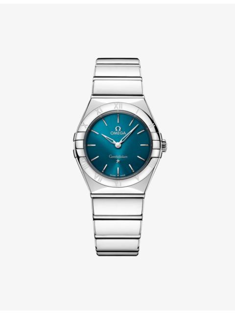 OMEGA Constellation Stainless-Steel Quartz Watch 28mm