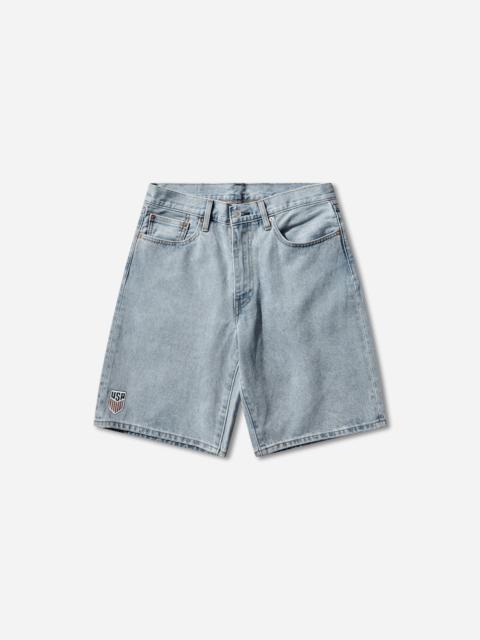 Levi's Men's U.S. Soccer 478 Baggy Shorts Light Wash