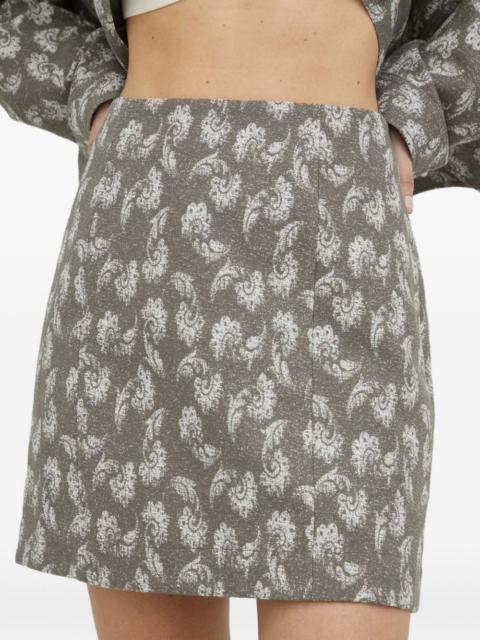 SAMSØE SAMSØE printed mini skirt
