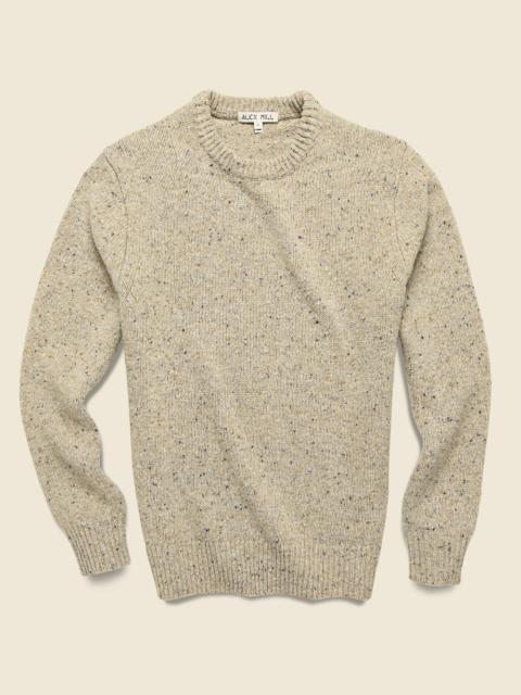 ALEX MILL Donegal Wool Sweater - Oatmeal