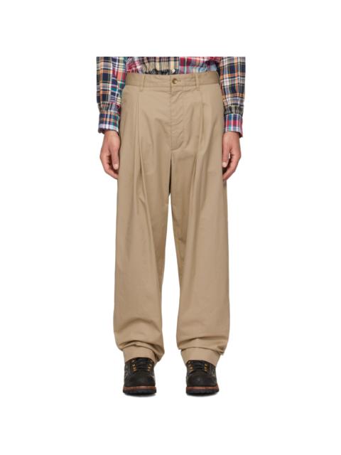 Engineered Garments Khaki WP Trousers
