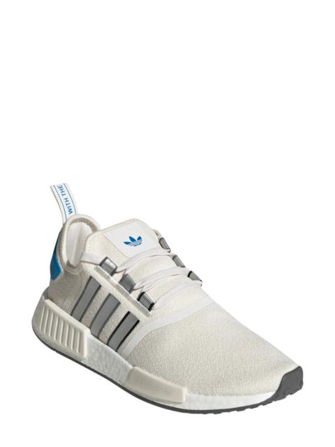 NMD R1 Primeblue Sneaker in Chalk/Black/White