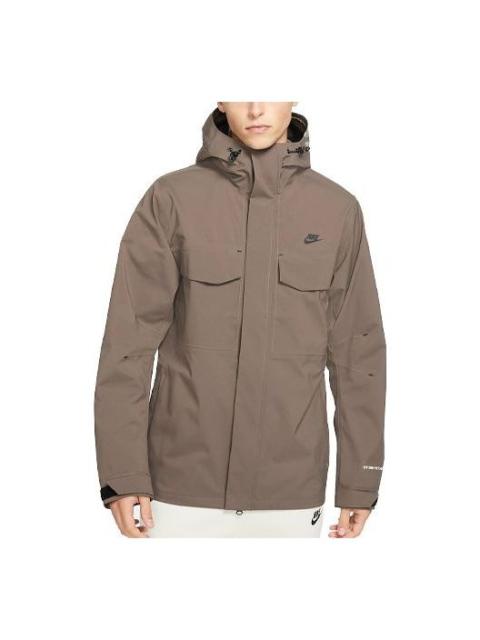 Nike Storm-fit Adv M65 Athleisure Casual Sports Solid Color Hooded Jacket Mineral Gray DD6873-004