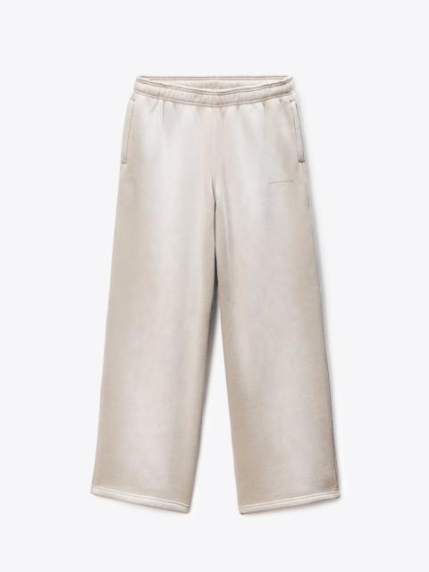 Alexander Wang unisex sweatpant hotfix terry mid-rise