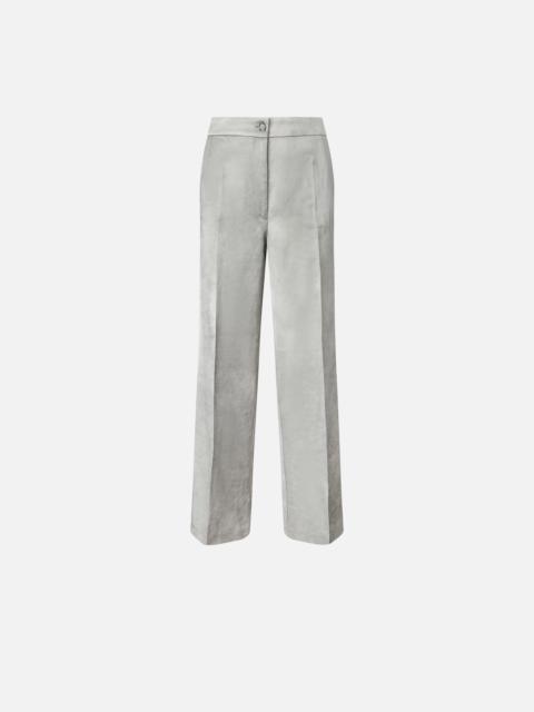 PINKO ELEGANT WIDE TROUSERS IN WASHED-OUT SATIN