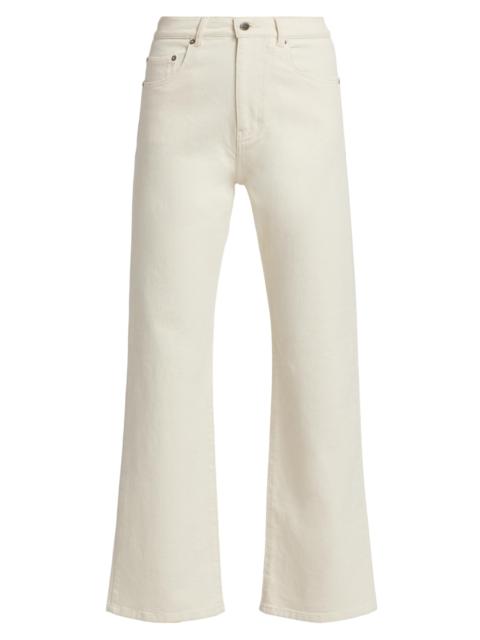 Proenza Schouler Women's Jasper Stretch Mid-Rise Jeans - Ecru
