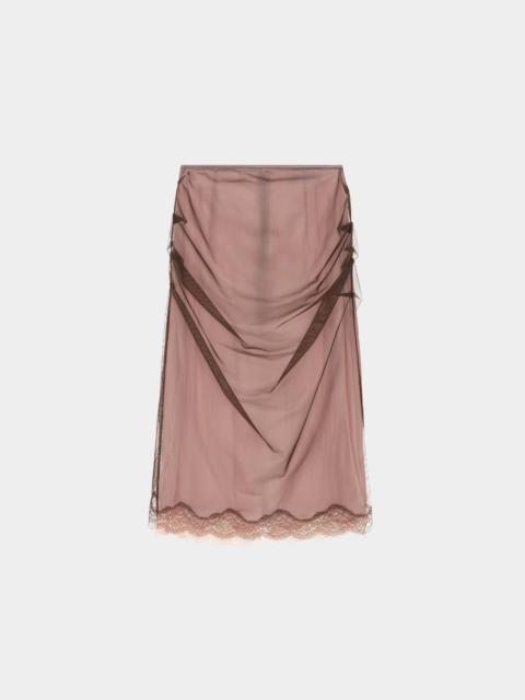 16ARLINGTON HEDDA MIDI SKIRT IN MESH