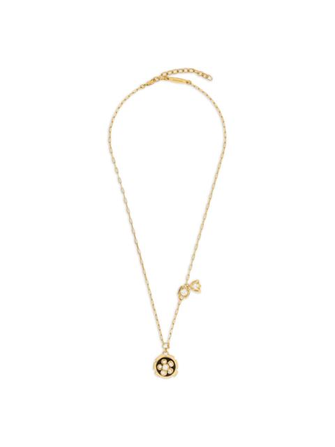 FERRAGAMO flower pendant necklace