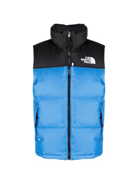 The North Face embroidered-logo padded vest