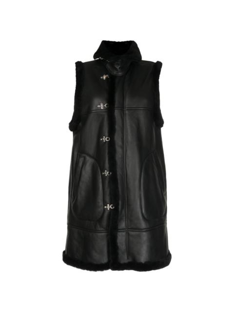 Noir Kei Ninomiya long-length leather coat
