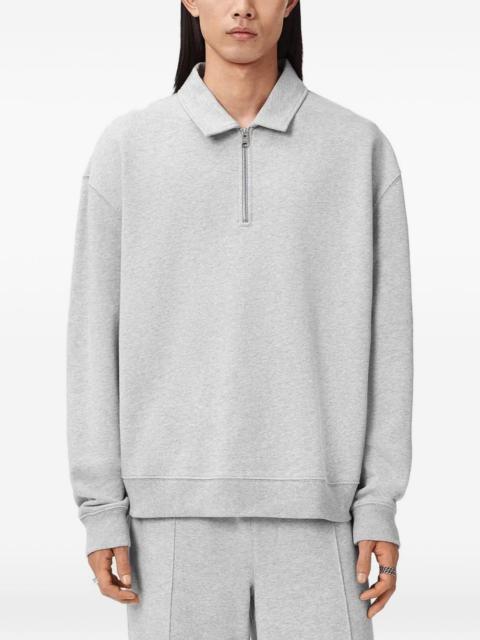 ALLSAINTS zip-collared polo shirt