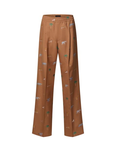 Louis Vuitton LV x The Darjeeling Limited Fil Coupe Drawstring Pants