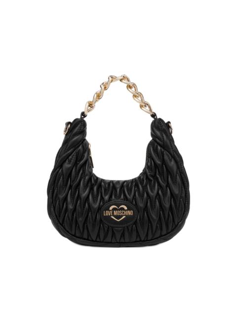 Moschino logo-lettering shoulder bag