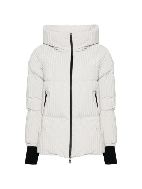 matelassé-effect jumper jacket