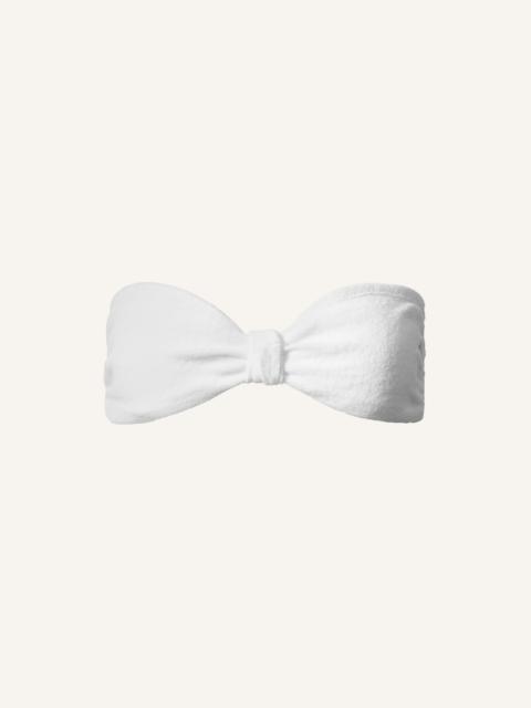 PERFECT MOMENT Terry Cotton Bandeau Top