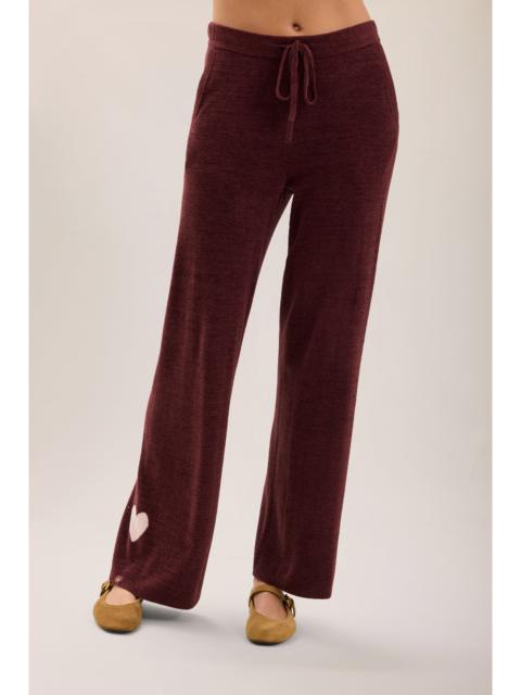Barefoot Dreams CozyChic Ultra Lite® Contrast Heart Pant