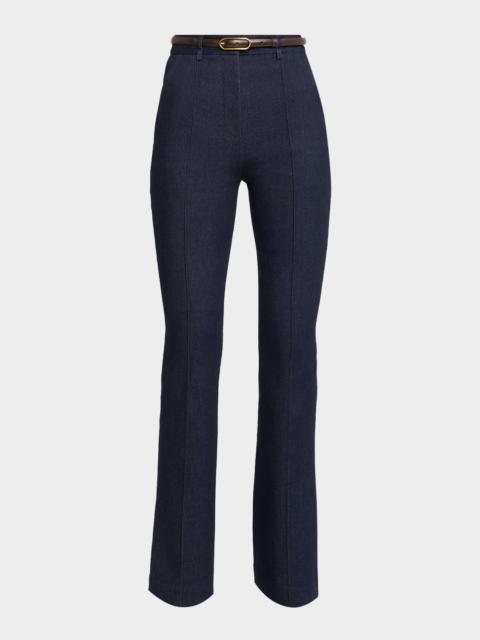 VERONICA BEARD Gracie Belted Denim Pants