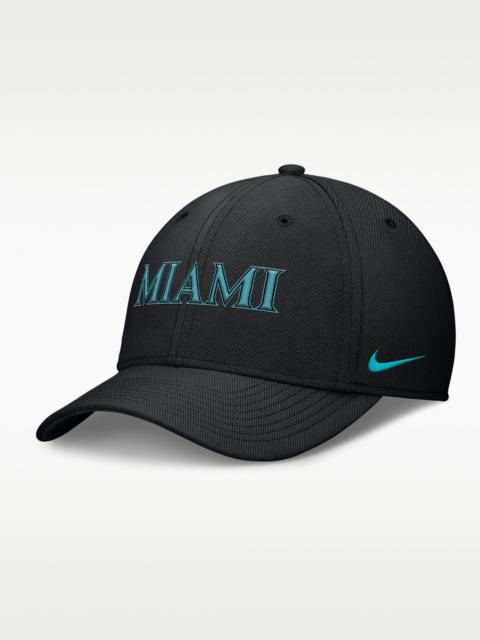 Nike Miami Marlins City Connect Rise Swoosh Men's Nike Dri-FIT MLB Hat