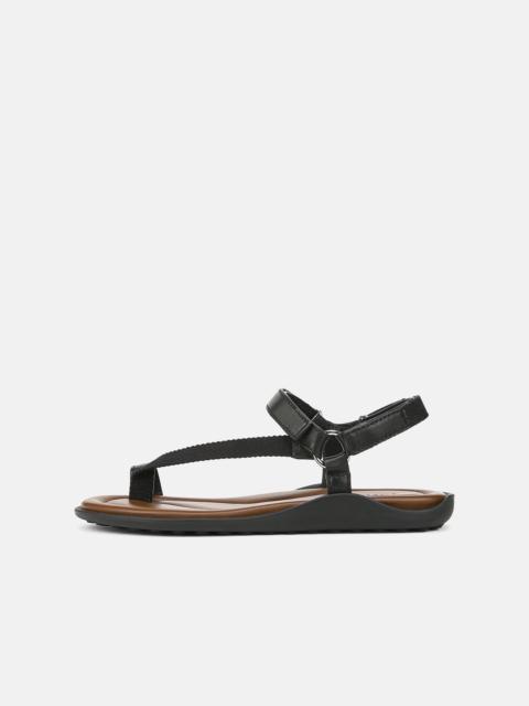 Vince Summer Leather & Canvas Sandal