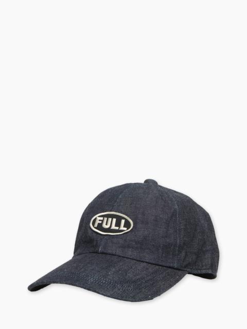 FULLCOUNT FULLCOUNT 6770-26 BLACK FULL WAPPEN DENIM CAP INDIGO