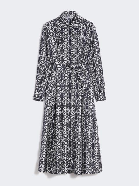 Max Mara ESPLOSO Printed twill shirt dress