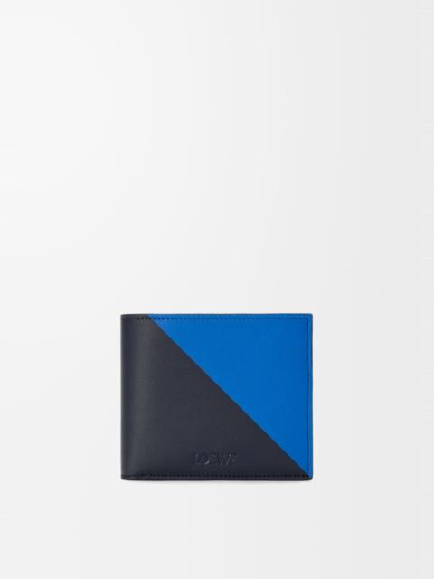 Loewe Flag bifold coin wallet in classic calfskin