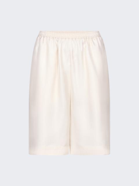 Loulou de Saison Zinia Loose Fit Shorts Ivory