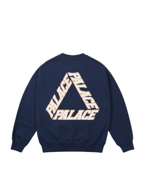 PALACE P3 STITCH CREW NAVY