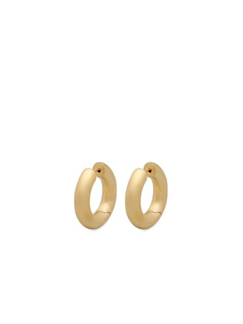 TOM WOOD medium Chunky hoop earrings