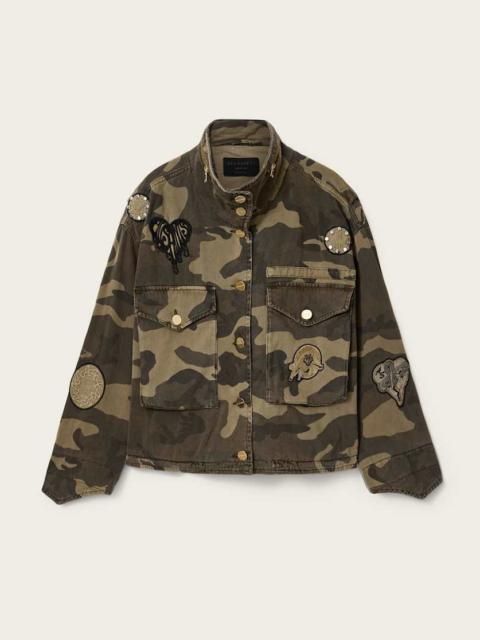 ALLSAINTS CLAY CAMO PATCH JACKET