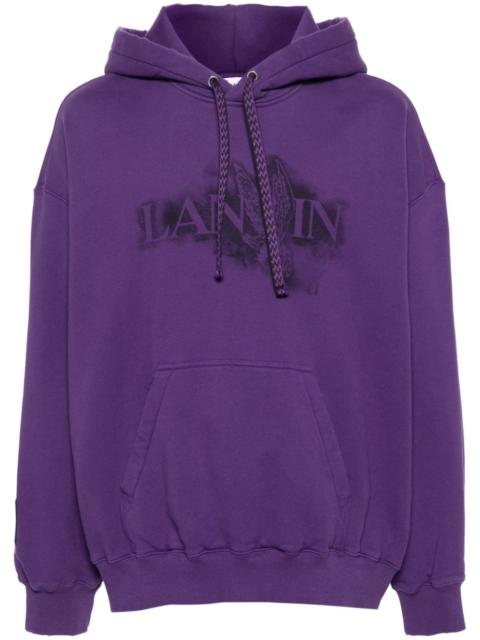 Lanvin x Future logo-print cotton hoodie
