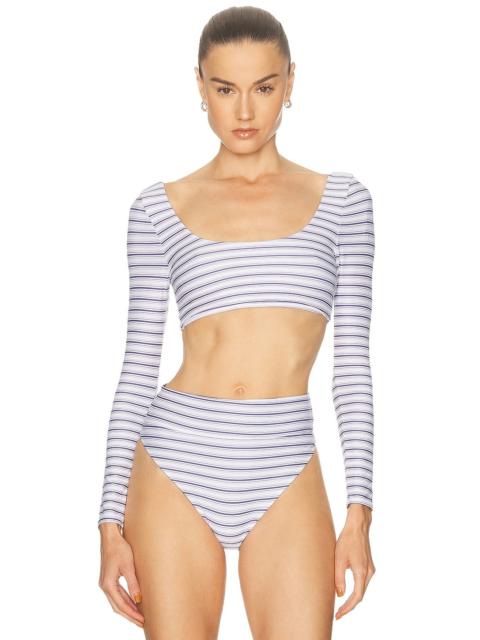 bond-eye Halle Long Sleeve Crop Top