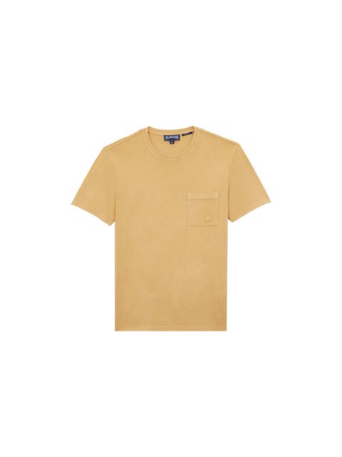 Vilebrequin Men Solid Organic cotton T-shirt Natural Colors