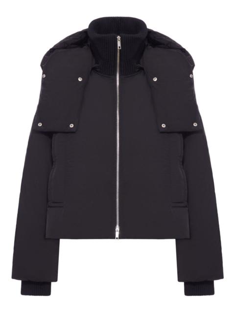 Sportmax puffer hooded zip-ip jacket