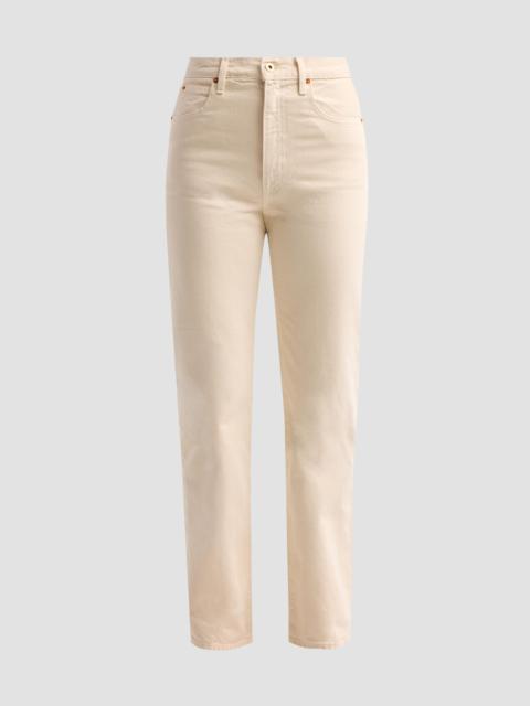 SLVRLAKE Women's London Straight-Leg Jeans - White