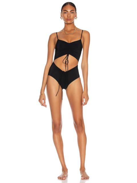 CHRISTOPHER ESBER Ruched Disconnect Swimsuit
