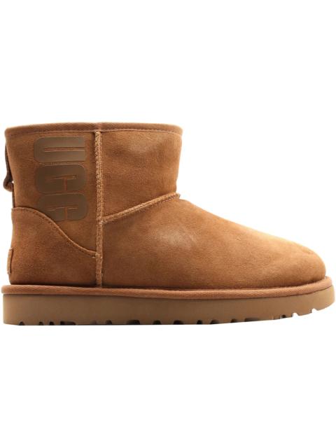 UGG UGG Classic Mini Rubber Logo Boot Chestnut (Women's)