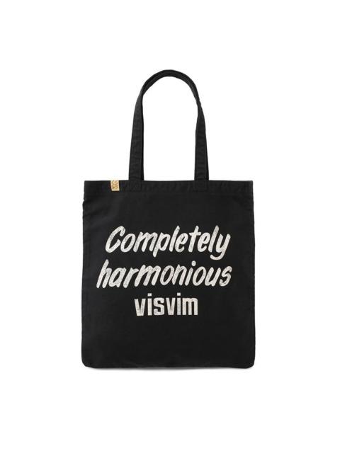 visvim BASIC TOTE DMGD BLACK