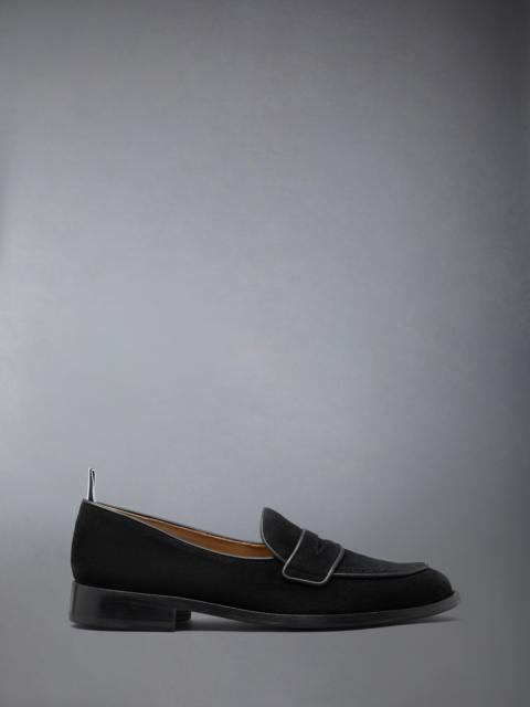 Thom Browne SUEDE VARSITY PENNY LOAFER
