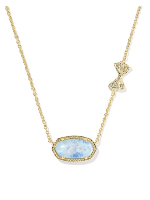 KENDRA SCOTT Kendra Scott x LoveShackFancy Bow Gold Elisa Necklace