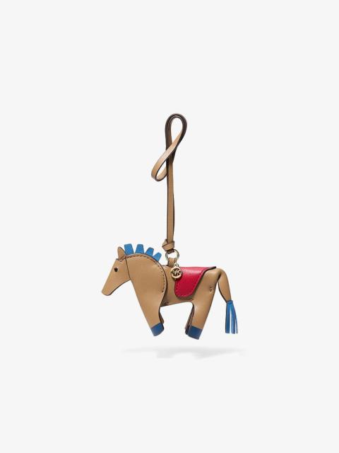 MICHAEL KORS Leather Horse Bag Charm