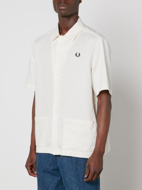 Fred Perry Fred Perry Cotton and Linen-Blend Piqué Shirt