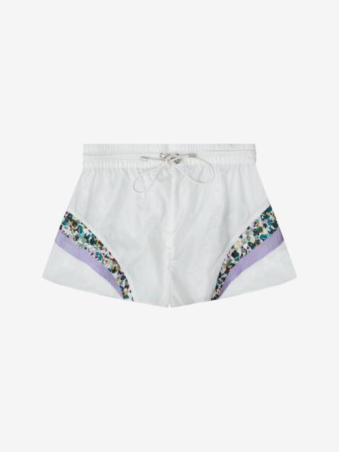Isabel Marant Étoile DEYENE PATCHWORK SHORTS