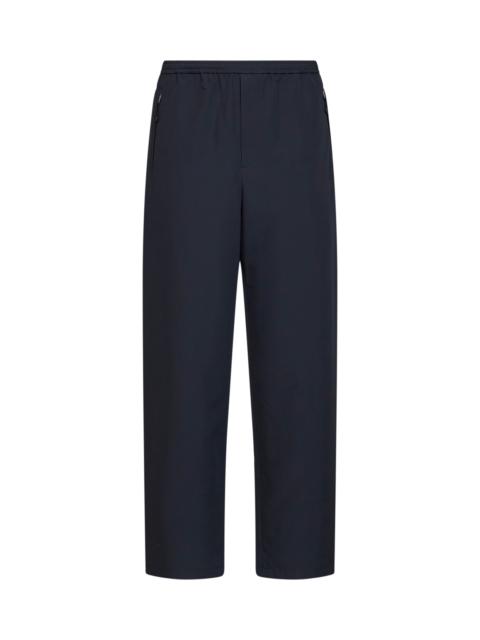 Jil Sander Black waterproof recycled polyester jogger trousers