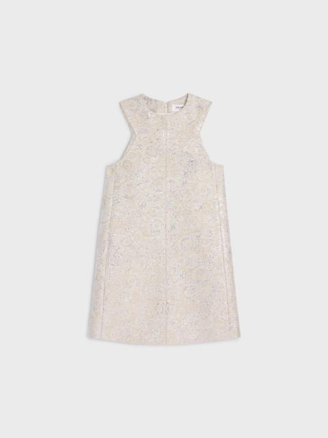 CELINE mini dress in lurex boutis