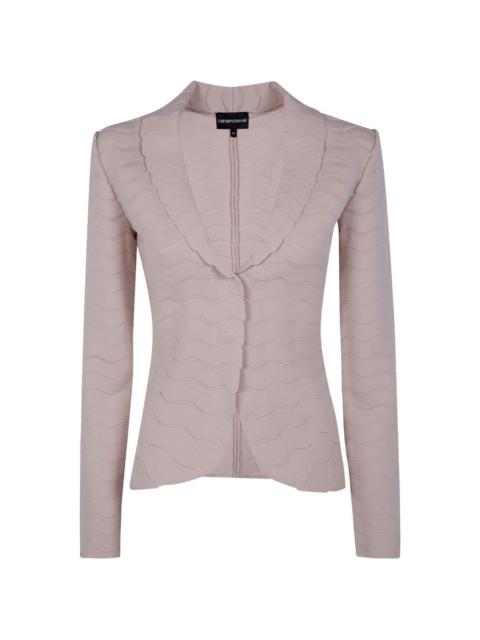 EMPORIO ARMANI dawn wave pattern jacket