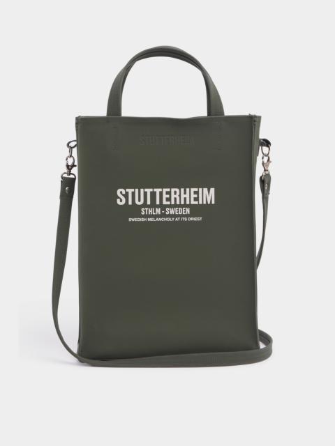 Stutterheim Djursholm Matte Bag Dark Green