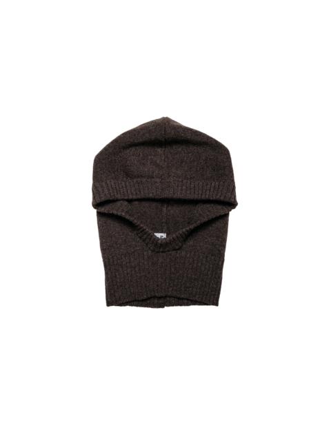 MARGARET HOWELL MHL Felted Hood Lambswool Chocolate