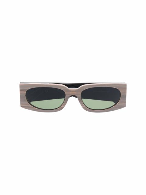 GCDS rectangular-frame sunglasses